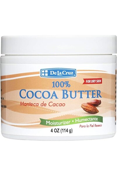 De La Cruz زبدة الكاكاو النقية من دي لا كروز، خالية من الهكسان، 4 أونصة