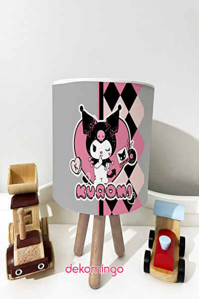 dekomingo مصباح أبا جور مثلث الشكل باللون الرمادي لغرفة الأطفال والرضع