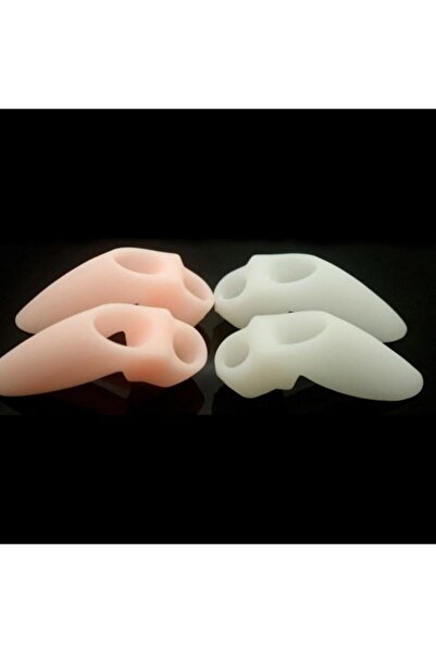 FırsatVar Makaralı Ayak Bunyon Koruyucu – 2 Parmak Geçmeli Hallux Valgus Düzeltici | Silikon Parmak Ayırıcı