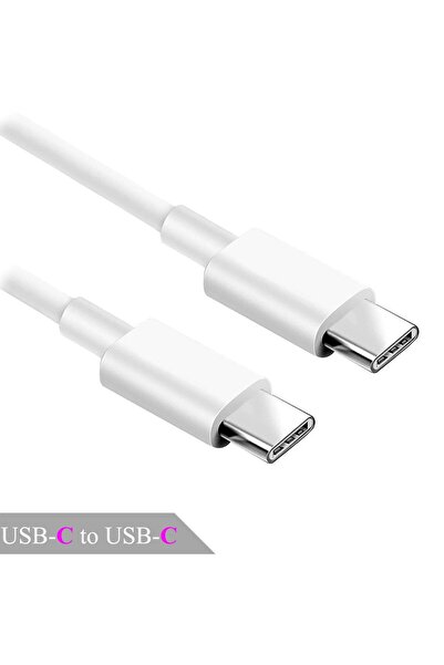Unidopro USB C to USB C cable, metal/PVC, white, 60W, 3A