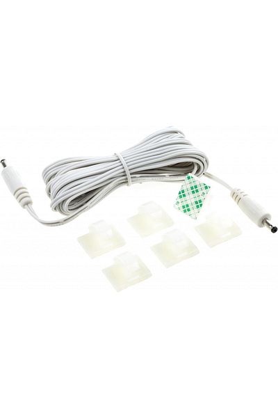 Eshine Cablu de interconectare pentru LED EShine, metal/PVC, alb/argintiu, 3 m
