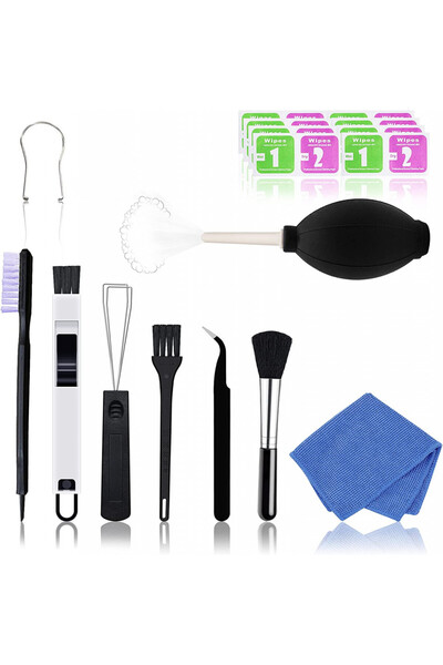 Aocii Kit de curățare a tastaturii, plastic, multicolor, 10 bucăți