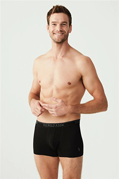 U.S. Polo Assn. Πόλο Ασν. (U.S. Polo Assn.) Ανδρικά μποξεράκια 3 τεμαχίων σε κουτί - Μαύρο ανθρακί ναυτικό μπλε - SREIAUSR.0F1.T80097.488