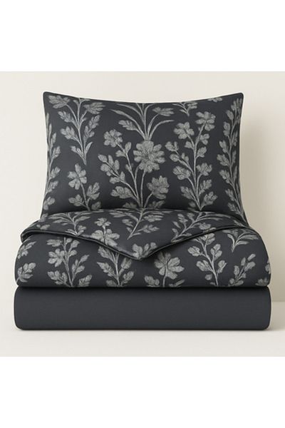 Pazar Home Bedding مفرش نفر ونص جاكار من ٤ قطع- بازار هوم كروسيل بحشوة ثابتة