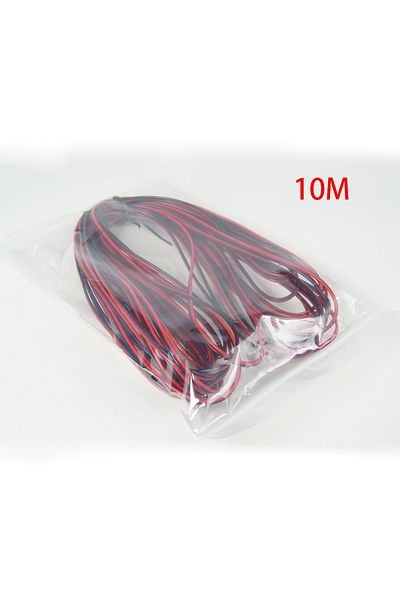 Choice 10m Dc Electric Wire 5m/10m 2 Pin Single Strip Extension Cable 24awg Antiflaming Cord Connector For