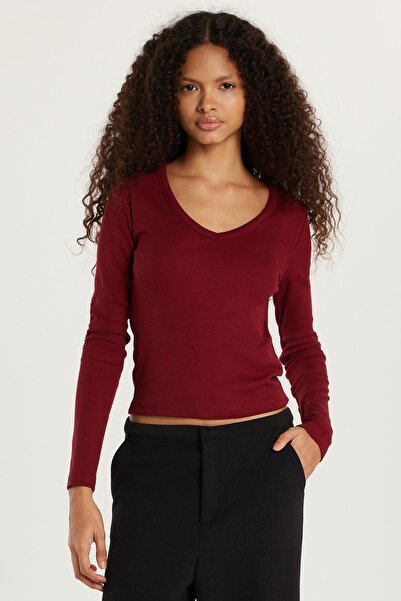 Tudors Жіночий модний одяг з бавовняної тканини, прямий крій, V-подібний вирі...