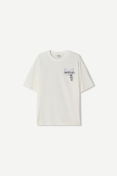 Bershka Short sleeve T-shirt with print