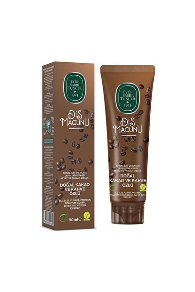 Skygo معجون أسنان أيوب صبري تونجر الطبيعي 90 جرام مستخلص الكاكاو والقهوة