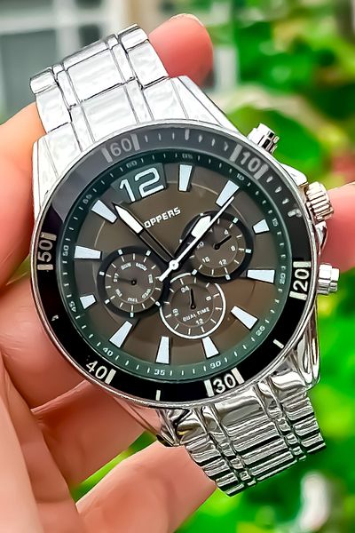 Choppers New Season Sports Model Silver Color Men's Wristwatch Bracelet with Gift Father's Day Gift