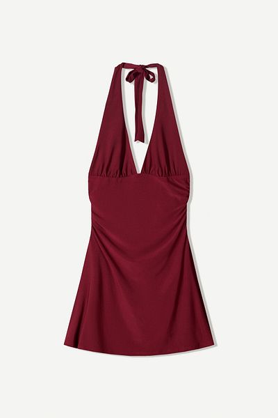 Bershka Halter mini dress
