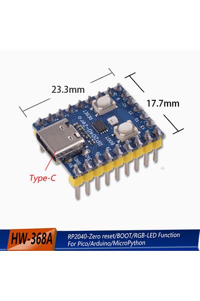 Choice Rp2040-zero Welding Rp2040-zero Rp2040 For Raspberry Pi Microcontroller Pico Development Board Modul