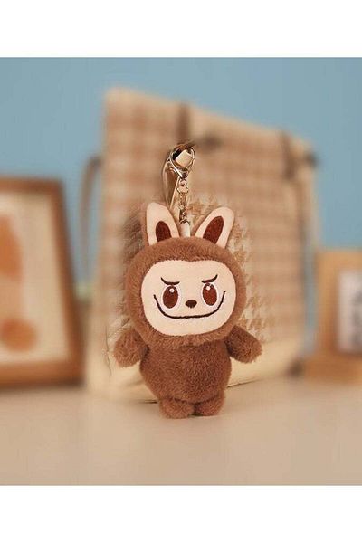 Yelajoy Plush Toy Keychain Charm Gift Frown Keychain