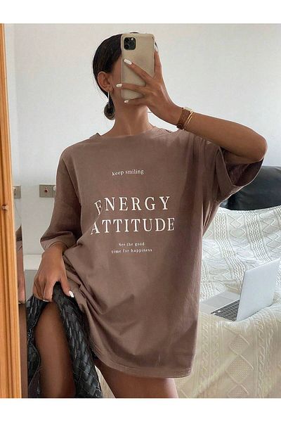 DAXİS Sportwear Company ΓΥΝΑΙΚΕΙΟ Μπλουζάκι με στάμπα με λαιμόκοψη