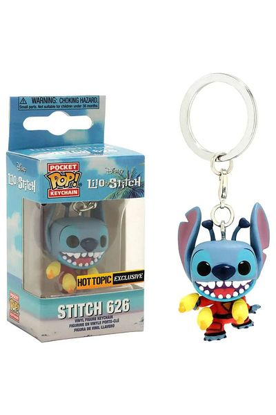 Funko لعبة بوكيت بوب! ديزني: ليلو وستيتش - ستيتش مع سلسلة مفاتيح بلاستر