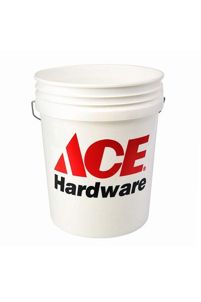 ACE Plastic Pail Paint Bucket (18 L, White)