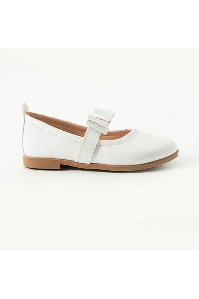 Via Bambino Girl Shoes B-330 White