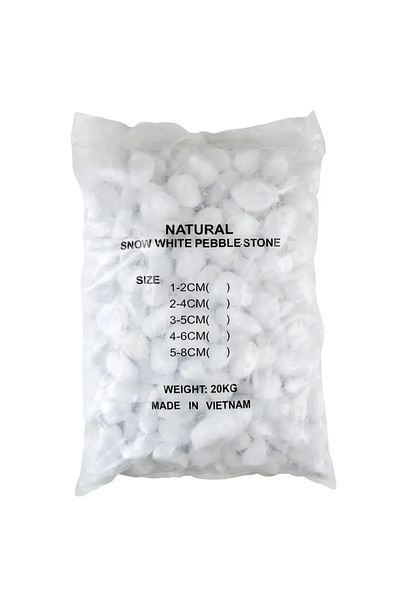 ACE Natural Snow White Pebble Pack (3-5 cm, 20 kg)