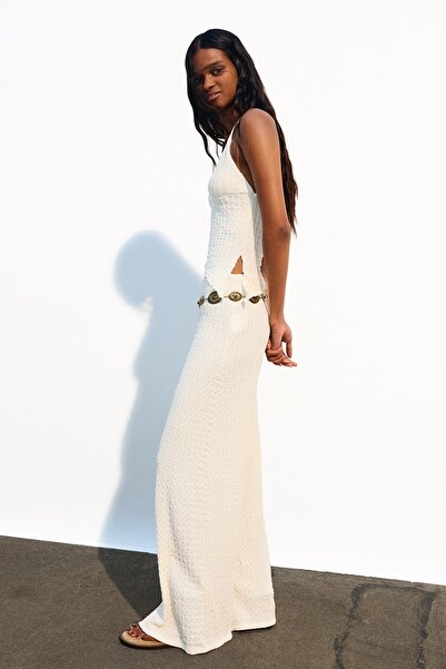 Bershka Rustic asymmetric strappy top