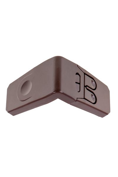 zola Brown child safety, angular, drawer corners, plastic, adhesive bonding, 7x7x4 cm