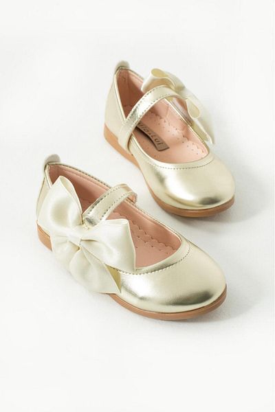 Via Bambino Girl Shoes B-200 Gold