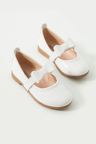 Via Bambino Girl Shoes B-330 White