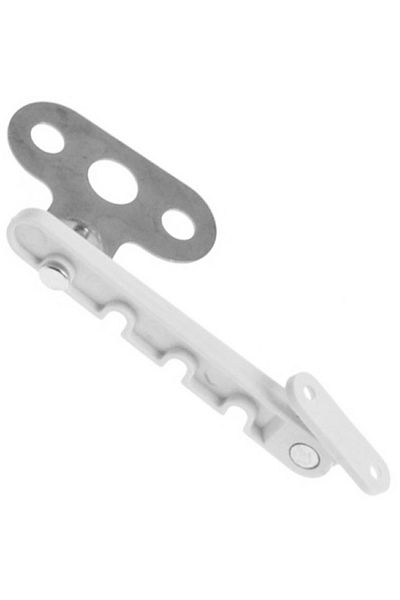 zola Window locking system, 12 cm, distance between mounting screws 43 mm, white
