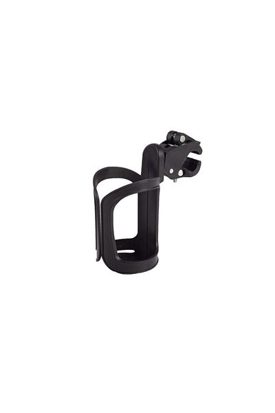 MACVI Suport sticla Macvi® cu prindere negru, metal, dimensiuni 12 cm x 12 cm x 25 cm, stabilitate maxima