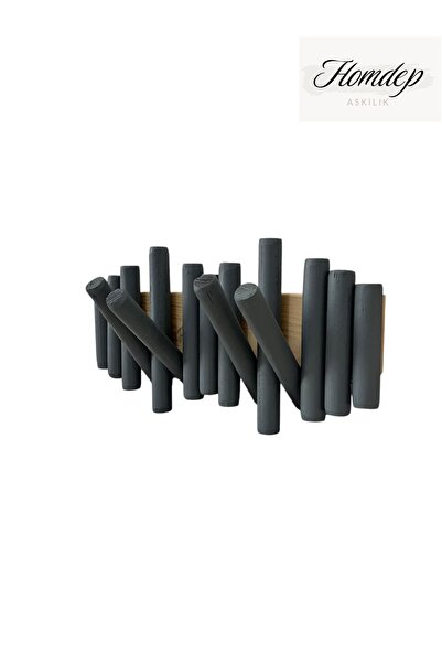 HOMDEP Duvar Askılığı Elbise Askılığı Portmanto Duvara Monte Askılık Iskandin...