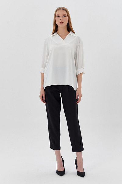 Shopping Shop V-Neck Watermelon Sleeve Shirt Ecru
