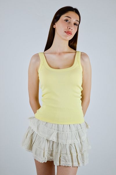 Qu Style Καμισόλα με καρότσι με τετράγωνο γιακά