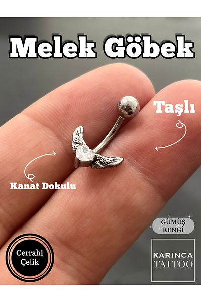 Karınca Piercing Angel Stone Belly Piercing
