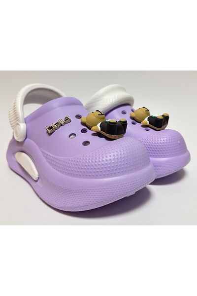 AkınalBella Ji̇bbi̇tz Detailed Double Anatomic Thick Sole Eva Nurse, Doctor, Office, Work, Home and Street Sandals Slippers