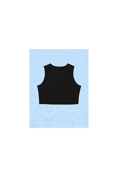 npLStore Children's Kuromi Printed Sleeveless Crop T-Shirt