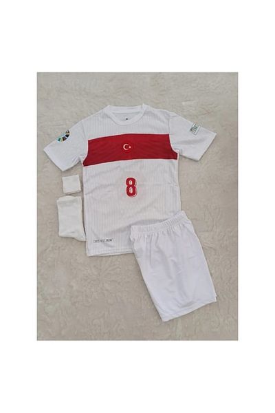 After Party Turkey A.R.D.A G.Ü.L.E.R Kids Jersey Shorts Socks Wristband Set of 4 Jersey Vs Sports Athlete (Black) Ag