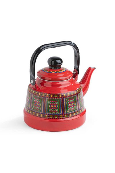 Alrimaya Enamel Kettle Asiri Design -