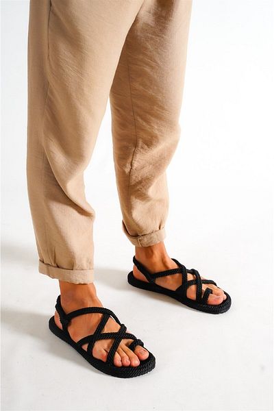 marceline Men's Straw String Summer Sandals