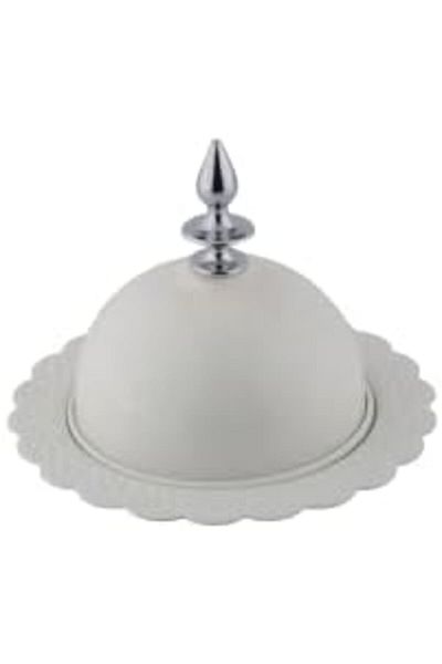 ALSAIF Iron Date Bowl Circular Candy Shape By , Small Size, Ivory White Color, 1 Piece