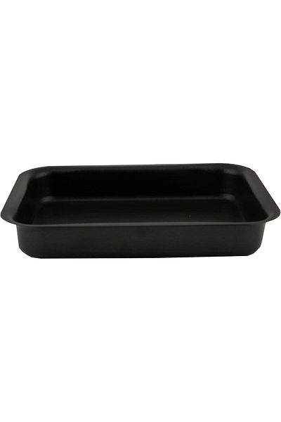 ALSAIF Vetro Rectangle Pan Non Stick (COATING INTERIOR) Size: 29x22cm Color: Black K797009/29/bk