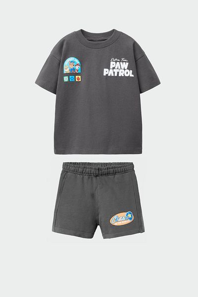 Monila Boys Cotton Printed Tshirt and Shorts Bottom Top Set