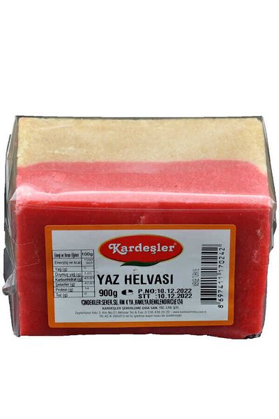 Kardeşler Şekerleme 900 g X 3 Pieces Brothers Summer Halva