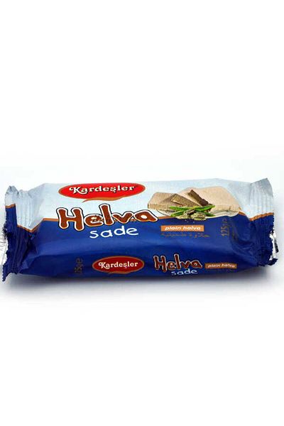 Kardeşler Şekerleme Plain Tahini Halva - 125g X 20 Brothers