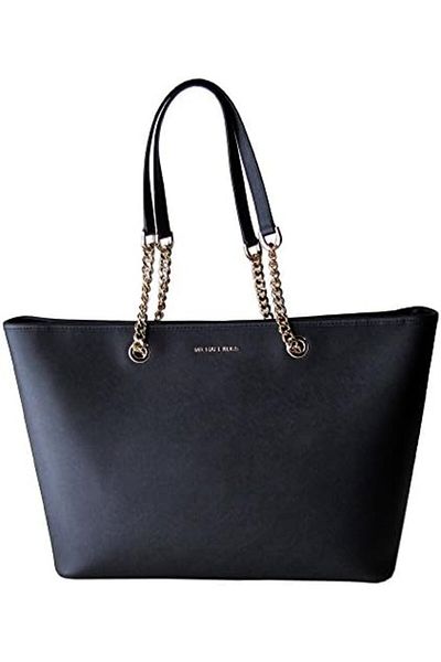 Michael Kors 30S6GJ8T2L 001 Tote Bag, A4 Size, Storeable, Jet Set Travel Black, Black