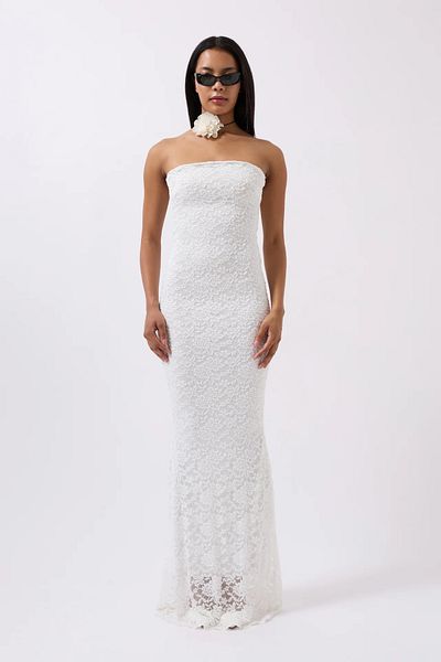Secret Passion Lingerie New Season Strapless Hidden Zipper Lace Women's Maxi Dress 52225115