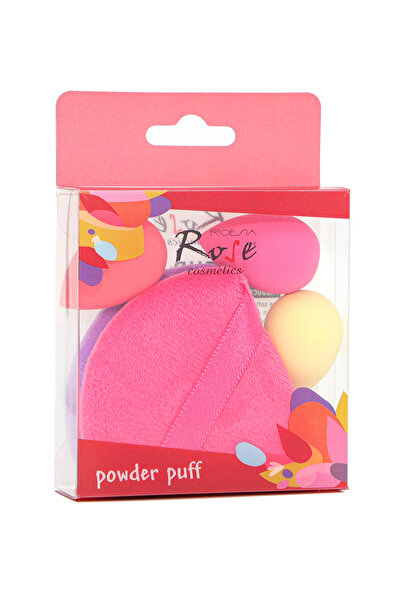 Roesıa Rose Cosmetics Rose 5'li Makyaj Sünger Seti