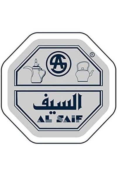ALSAIF Queen Date Set White with Transparent Handle, Glass, Pieces: 1