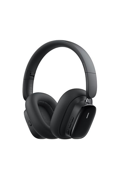 Baseus Baseus Bowie H1i Noise-Cancellation Wireless Headphones - 100H Playtime ANC Headset - Black