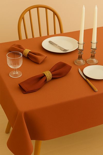 Luvora Home Luna Series Velvet Textured 2-Piece Guest Napkins - Tile