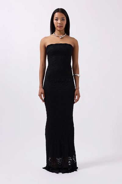 Secret Passion Lingerie New Season Strapless Hidden Zipper Lace Women's Maxi Dress 52225115