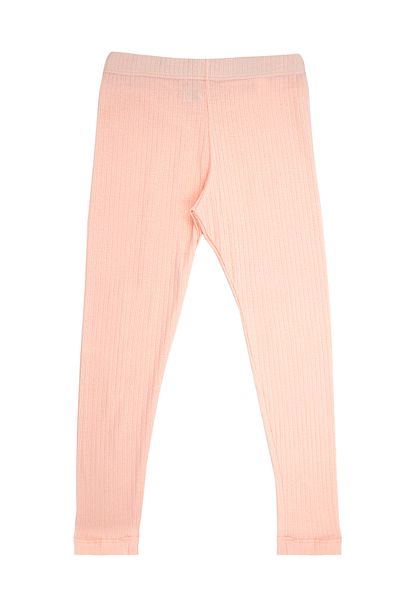 Öts Girl's 3-Piece Ribbed Long Tights (100% Cotton)
