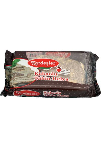 Kardeşler Şekerleme Brothers Tahini Halva with Cocoa - 250g X 3 Pieces